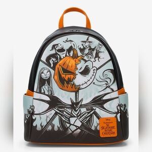 NWT Loungefly The Nightmare Before Christmas Pumpkin King Friends Mini Backpack